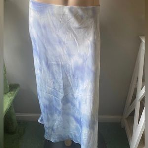 flowy midi skirt